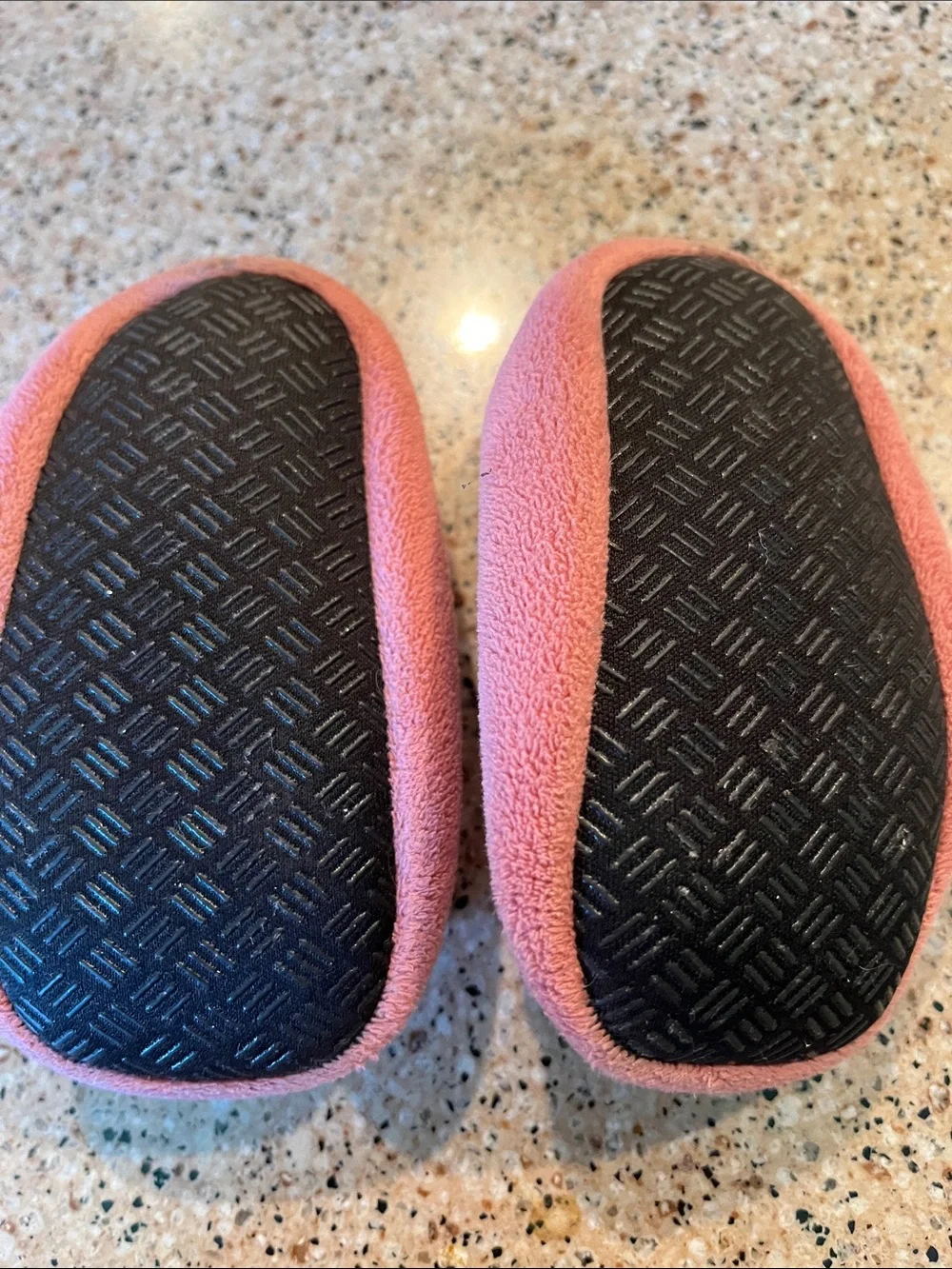 Kids Pink Plush Fox Slippers - Cozy Indoor Shoe
